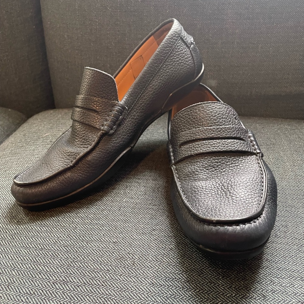 Harry’s of London Grained Leather Driving Loafer